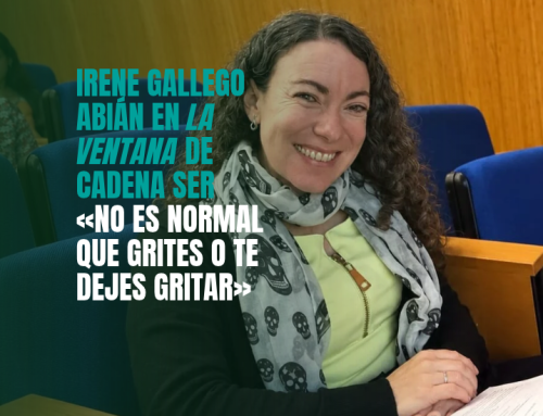 «No es normal que grites o te dejes gritar»