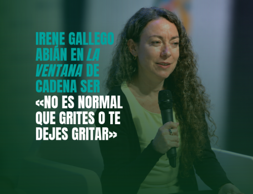 «No es normal que grites o te dejes gritar»